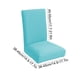 thumbnail image 3 of Fundas De Silla De Poliéster Fundas elásticas para sillas de comedor, color verde menta, de tela lavable, con cojín y respaldo, para decoración de cocina, banquetes de boda (1 unidad) JASKFLY, 3 of 9
