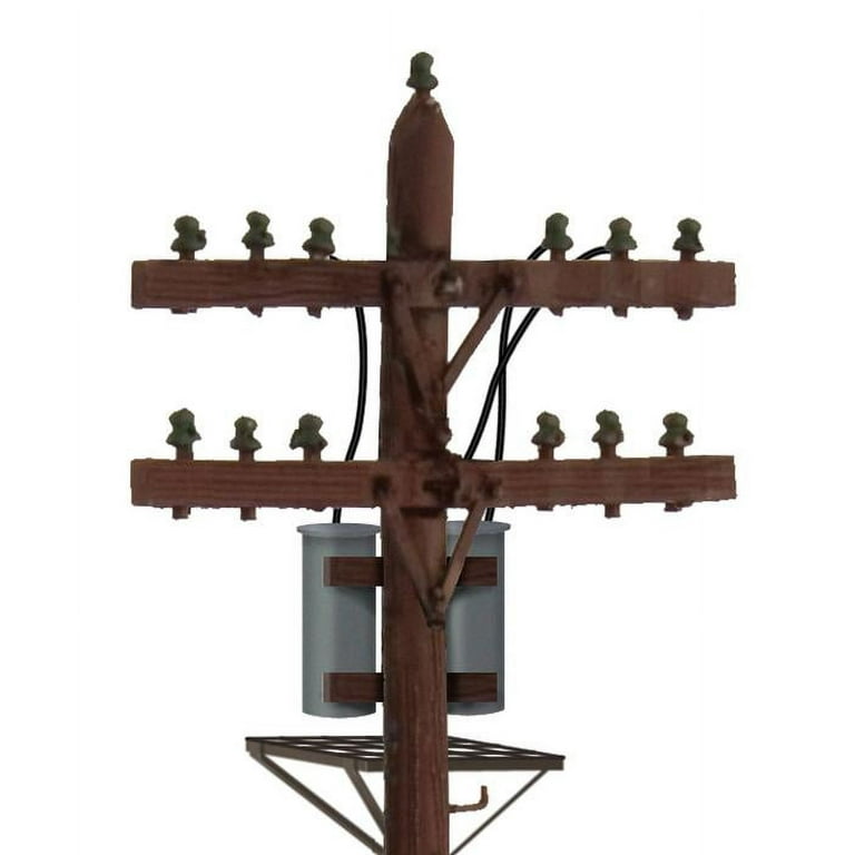 Lionel O Gauge 6-37939 Telephone Poles Assorted some w/Transformers & Lights Lionel O Gauge 6-37939 Telephone Poles Assorted some w/Transformers & Lights