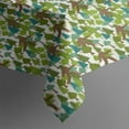 thumbnail image 3 of Green Bigfoot and Tree Pattern Rectangle Tablecloth 60"x84",Waterproof Polyester Rectangle Table Cloth, Wipeable Spillproof Polyester Tablecloth for Dining, Camping, Indoor and Outdoor, 3 of 5