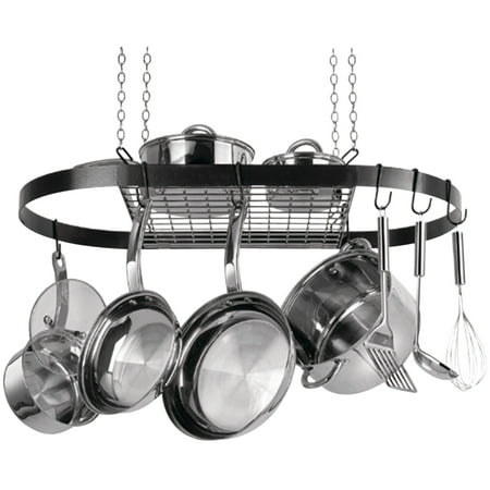 Range Kleen CW6000R Oval Hanging Pot Rack (black Enamel)