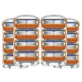 thumbnail image 1 of 16 Pcs 5 Couches Lames de Rasoir de Remplacement Cartouches Soins pour Hommes Compatibles avec Gillette Fusion Razor_ Ruikalucky, 1 of 3