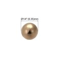 thumbnail image 2 of Unique Bargains 1/4-inch Precision Solid Brass Bearing Ball 50pcs, 2 of 3