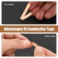 thumbnail image 5 of Cinta Adhesiva de Cobre de 4 Rollos para Vitrales, con Raspador de Plástico, Ideal para Vitrales, Guitarras y Blindaje., 5 of 5