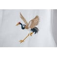 thumbnail image 4 of Streetwear Japanese Harajuku Tshirt Short Sleeves Shirt Embroidery Flying Cranes Urban Fashion Tee, 4 of 5