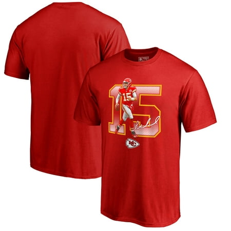 Patrick Mahomes Kansas City Chiefs NFL Pro Line by Fanatics Branded Youth Powerhouse NFL Player Graphic T-Shirt -