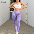 thumbnail image 5 of Mallas de camuflaje sin costuras para mujer, pantalones de Yoga de cintura alta, mallas deportivas con fruncido en el trasero, mallas deportivas para botín, mallas deportivas para gimnasio, 5 of 5