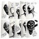 thumbnail image 1 of 10-Pack Horrifying Sketch Stickers\nGhost Stickers, 1 of 5