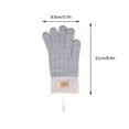 thumbnail image 3 of Lilgiuy USB Winter Gloves for Men and Women Stretch Knitted Heating Gloves Warm Windproof Solid Color Mittens for Skiing,Snowboarding,Hiking,Riding,Camping, 3 of 5