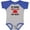 Baseball Heather and Royal, variant on Inktastic Grammy Loves Me Grandchild Boys or Girls Baby Bodysuit