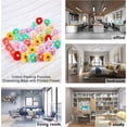 thumbnail image 7 of 1box Daisy Pushpins 35 Pcs Colorful Resin Daisy Iron Map Pins for Photo Wall Feature Wall Whiteboard Cork Board Map Bulletin Board Office or Home, 7 of 7