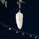thumbnail image 4 of Adornos navideños feimajia, decoración navideña, blancos, dorados, estrella, piña, árbol de Navidad, colgante, bola navideña, decoración colgante, 4 of 6