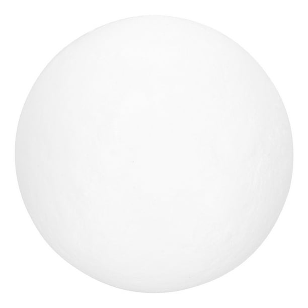 Pantalla de lámpara de mesa creativa con forma de luna, de plástico, única