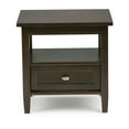 thumbnail image 4 of Simpli Home Warm Shaker 20 inch Solid Wood Transitional End Table in Tobacco Brown (Set of 2), 4 of 8