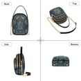thumbnail image 3 of FORMRS Crossbody Bag for Women Quilted Travel Shoulder Cell Phone Purse with Chain Strap Handbag, Shadowy Forest Pattern, 3 of 7