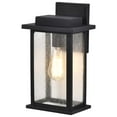 thumbnail image 6 of Nuvo Lighting Sullivan 1 Light Medium Wall Lantern Matte Black with Clear Seeded Glass, 6 of 6