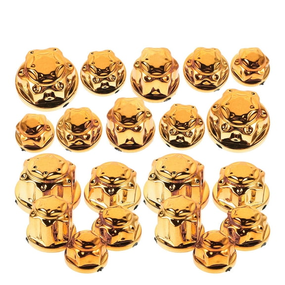 LULULION 1Set Motorcycle Fairing Bolt Kit Golden ABS Engine Nut Covers Easy Installation
