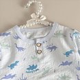 thumbnail image 5 of NOLDARES Toddler Boys Planet Pajamas Dinosaur Cotton Kids Truck 2 Piece Train Kids Pjs Fall Winter Sleepwear Clothes Set 6-24 Months 2t 3t 4t 5t 6t 7t 8t 9t Children,Sky Blue,6-12 M, 5 of 5