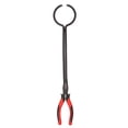 thumbnail image 2 of Pinza De Crisol, Abrazadera De Soporte De Crisol De Fundición De Refinación Portátil De Fijación De Remache Giratorio De 2,6 Pulgadas De Diámetro Para Herrero Para Metal, 2 of 8