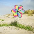thumbnail image 2 of In the Breeze 2663 - 19 Inch Jewel Wind Spinner - Colorful Flower Spinner for your Yard and Garden, 2 of 4