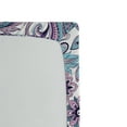 thumbnail image 2 of Ambesonne Paisley Fitted Sheet, Bohemic Floral Country, Full Size, Purple White Blue, 2 of 2
