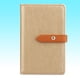 thumbnail image 5 of Funda creativa tipo folio para teléfono, autoadhesiva, de piel sintética, con bolsillo trasero tipo parche (dorada), 5 of 7