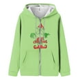 Grinch,Grinch Costume,Grinch Hoodie,Women's Fashion Longsleeved Zipper