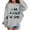 R209/Grey, variant on Vividxx Sweatshirts For Girls Letter Print Crewneck Long Sleeve Sweatshirt Fashion Casual Fall Pullovers Tops Comfortable 4-5 Years