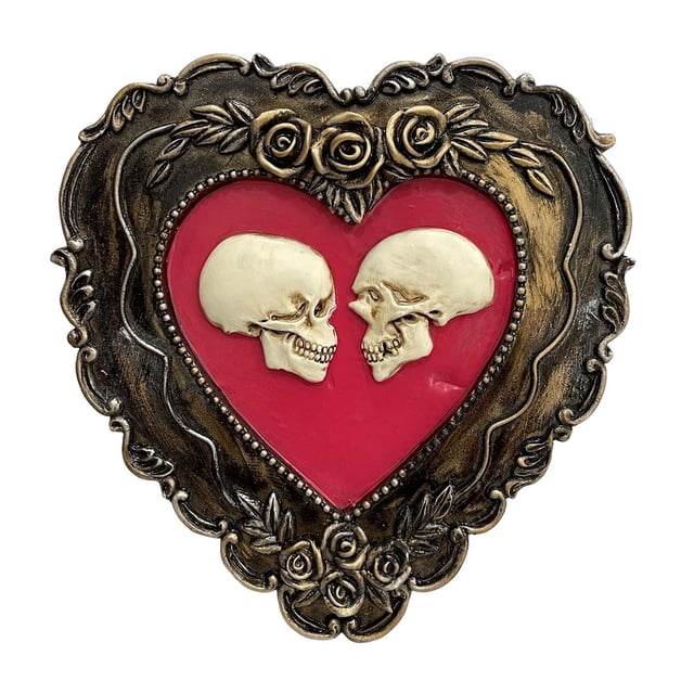 Naiovety Engraved Love Statue Resin Ornament for Decorations Christmas Decoración del hogar