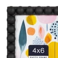 thumbnail image 5 of DesignOvation 4x6 Beaded Black Decorative Tabletop Picture Frame, 5 of 9