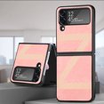 thumbnail image 6 of Dteck For Samsung Galaxy Z Flip4,6.7 inch,Shockproof Folding Slim PC Case Cover Support Wireless Charging,Pink, 6 of 6