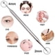 thumbnail image 3 of Dual Head Facial Reflexology Tools Stainless Steel Manual Acupuncture Pen Portable Body Point Probe Massage Tool, 3 of 5