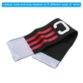 thumbnail image 3 of Unique Bargains Brassard de Capitaine Réglable Élastique pour Soccer, Noir Rose Rouge, 2 Pack, 3 of 5
