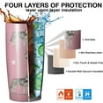 thumbnail image 3 of Siberian Husky Dog Tumbler Stainless Steel Insulated Travel Coffee Cups with Lid and Straw,Ideal Memorial Gift for Dog Dad/Mom,20oz, 3 of 5