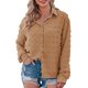 thumbnail image 1 of Camisas de manga larga para mujer, blusas con botones y lunares, blusas casuales holgadas, 1 of 7