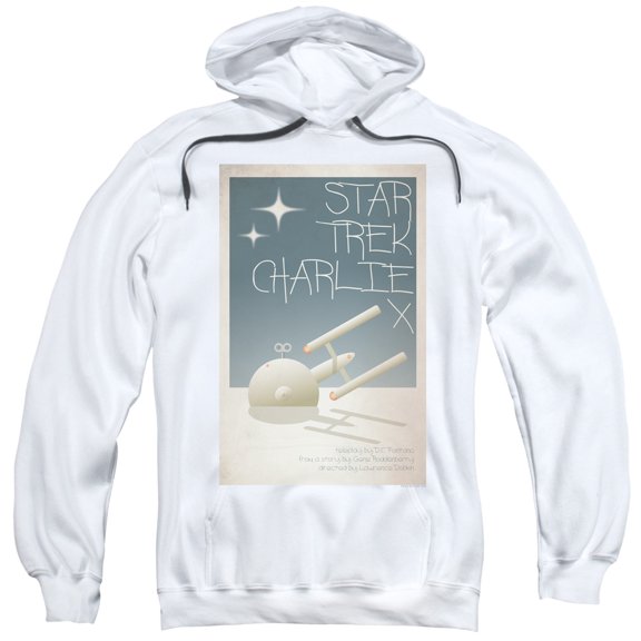 Star Trek Tos Episode 2 Adult Pullover Hoodie Sweatshirt White