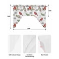 thumbnail image 5 of Cardinal Bird Swag Valances for Windows, Small Curtains Drapes, Berry Holly Branches Winter Plants Kitchen Window Curtains Over Sink Rod Pocket Window Treatment Valance for Bedroom/Bathroom 56"x36", 5 of 5