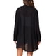 thumbnail image 3 of BLUSA CASUAL DE MANGA LARGA CON CUELLO CAÍDO Y BOTONES PARA MUJERES INSPIRE CHIC XL NEGRA SIN ARRUGAS, 3 of 5