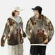 thumbnail image 4 of Balery Adorable Flower Field Cow Sudadera ligera de manga larga con capucha y protección solar UPF 50+ para hombre y mujer, ideal para pesca y running-XX-Large, 4 of 7