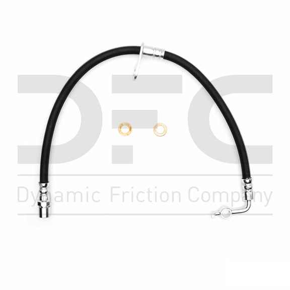 Rear Left Dynamic Friction Company Brake Line Hose 350-13080 For 2010-2014 Subaru Outback