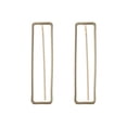 thumbnail image 2 of Personality Earrings Leaves Beautiful Diamond Earrings Irregular Mesh, 2 of 9