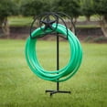 thumbnail image 6 of Liberty Garden Outdoor Garden Hose Stand Holder Hanger Star Design, Black, 6 of 6