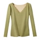 thumbnail image 1 of Camiseta térmica fina para mujer, lencería de , camiseta holgada cálida, manga larga, poliéster L Zulema Capa base térmica, 1 of 8