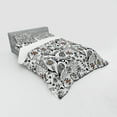 thumbnail image 3 of Ambesonne Floral Bedding Set 3 Pcs, Spring Foliage Ethnic, Twin XL, Cream Grey, 3 of 3