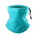 thumbnail image 2 of Happy date Drawstring Warm Winter Fleece Neck Gaiter Double Layer Neck Warmer Windproof Face Scarf for Men Women, 2 of 3
