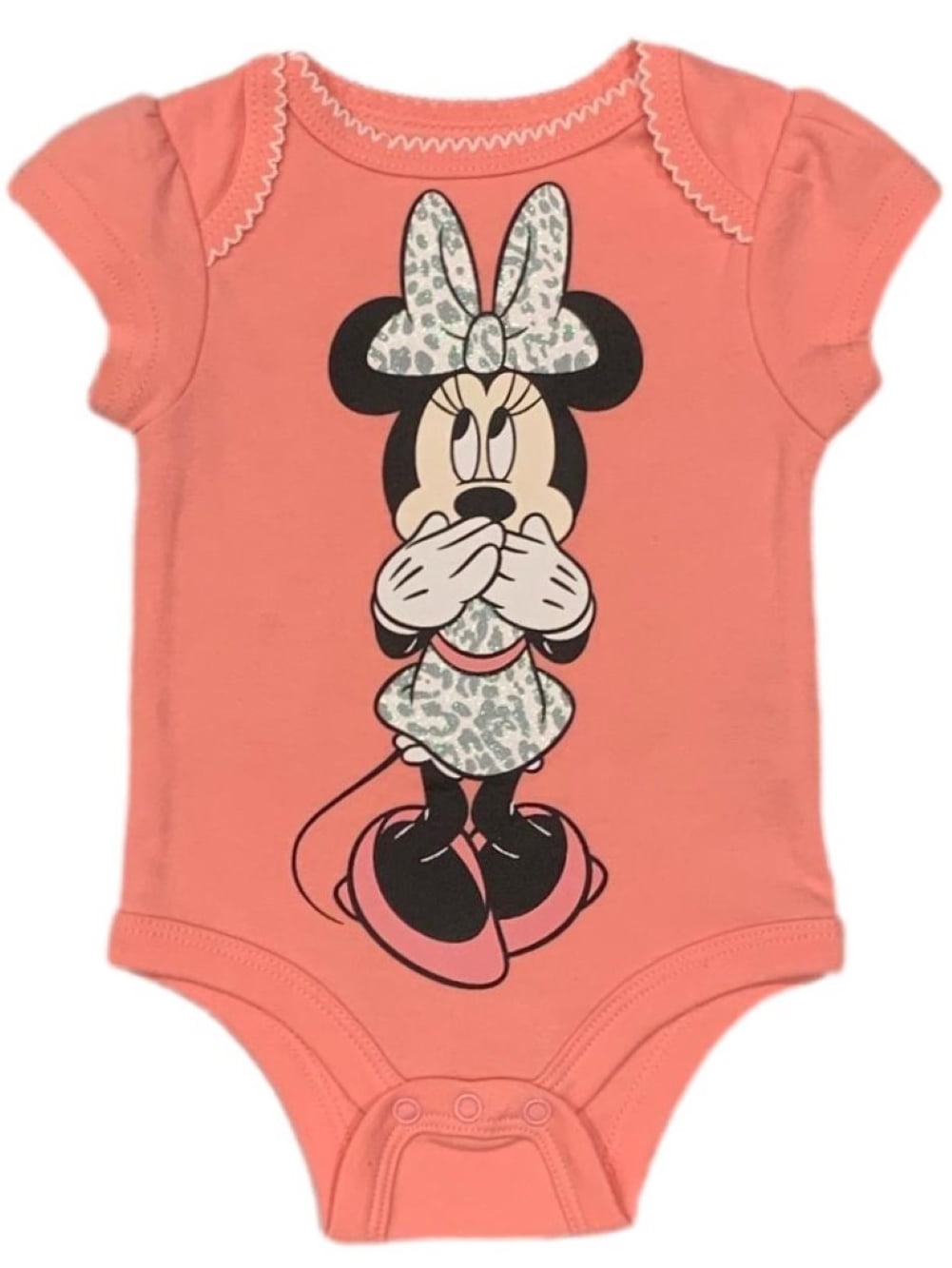Disney Minnie Mouse 4 Piece Bodysuit and Pants Layette Set (Baby Girls)
