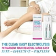 thumbnail image 4 of Clean + Easy Non-Laser Personal Electrolysis for Face and Body, Permanent Hair Removal - Battery Operated, 4 of 6