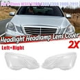 thumbnail image 5 of Left Side for - E Class W212 2009-2012 E300 E350 E500 E63 Headlight Lens Cover Head Light Shade Shell Cover, 5 of 5