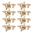 thumbnail image 1 of LOLIPPYY 10 Pcs Clous pour Vêtements Kit Rivet Diy Rond Doré Métal, 1 of 5