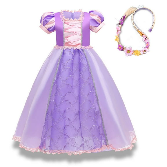 Girls Princess Dress Female Cartoon Halloween Sofia Costume Outfits, Little Girls 3-9Y