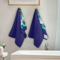 thumbnail image 4 of Blue Shark Vintage Hand Towels 2 PCS, Summer Kitchen Towel Ultra Soft and Highly Absorbent,Decorative Fingertip Face Towel for Bathroom Hotel, 28.3"x14.4", 4 of 5